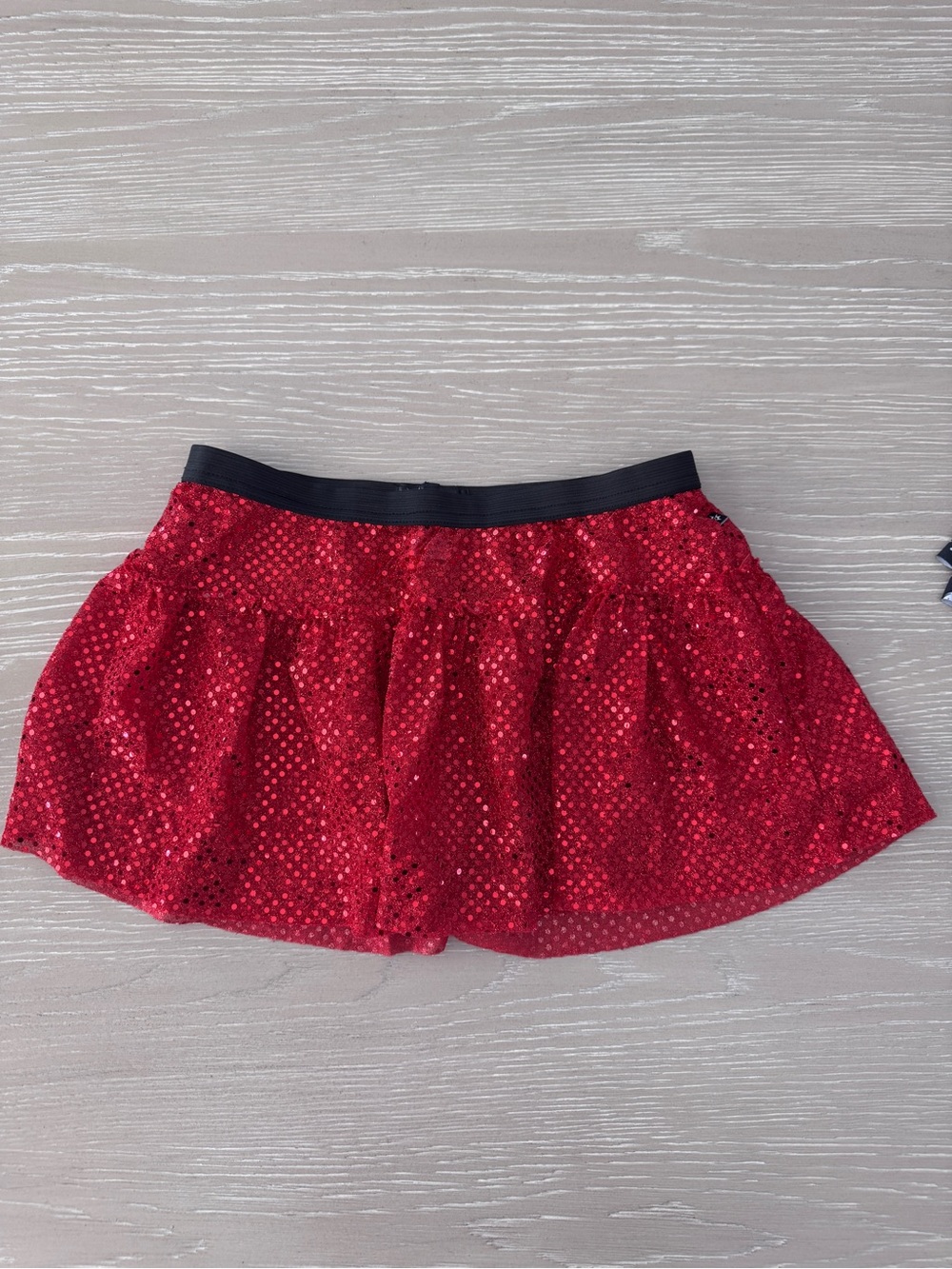 Sparkle Athletics RED sparkle running skirt